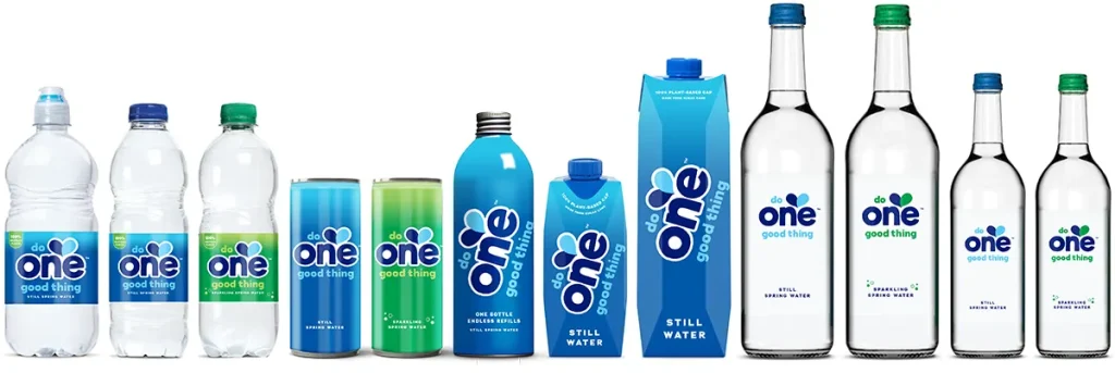 One water product range